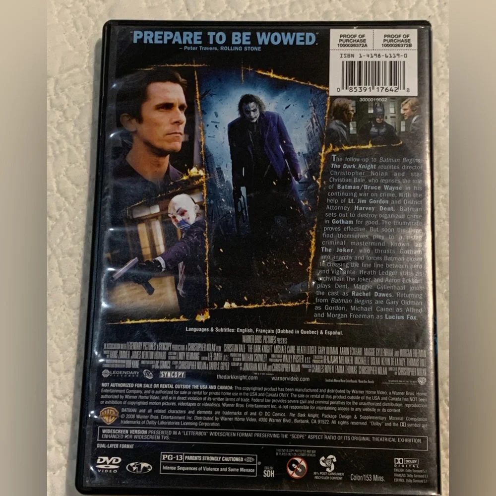 Warner Bros. dark knight